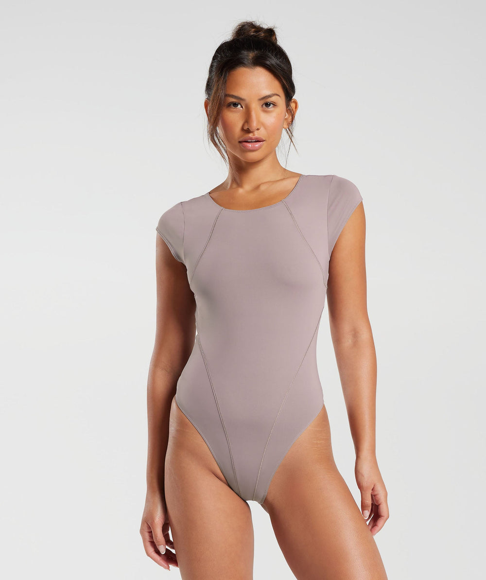 Elevate Bodysuit - Washed Mauve