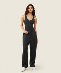 everywear Reversible Zip Leotard - Black/Heavy Blue