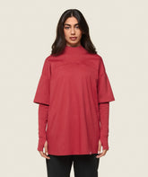GS x Leana Deeb Oversized T-shirt - Vivid Red