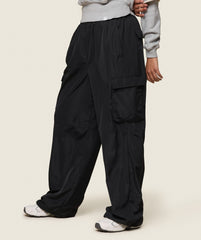 GS x Leana Deeb Woven Joggers - Black