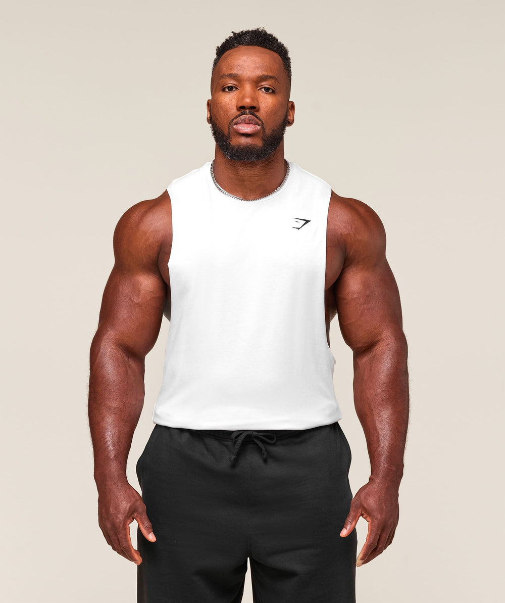 Critical Drop Arm Tank - White