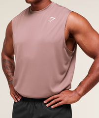 Arrival Oversized Tank - Chestnut Pink