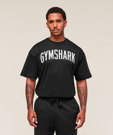 Worn Graphic T-Shirt - Black