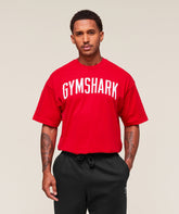 Worn Graphic T-Shirt - Athletic Red