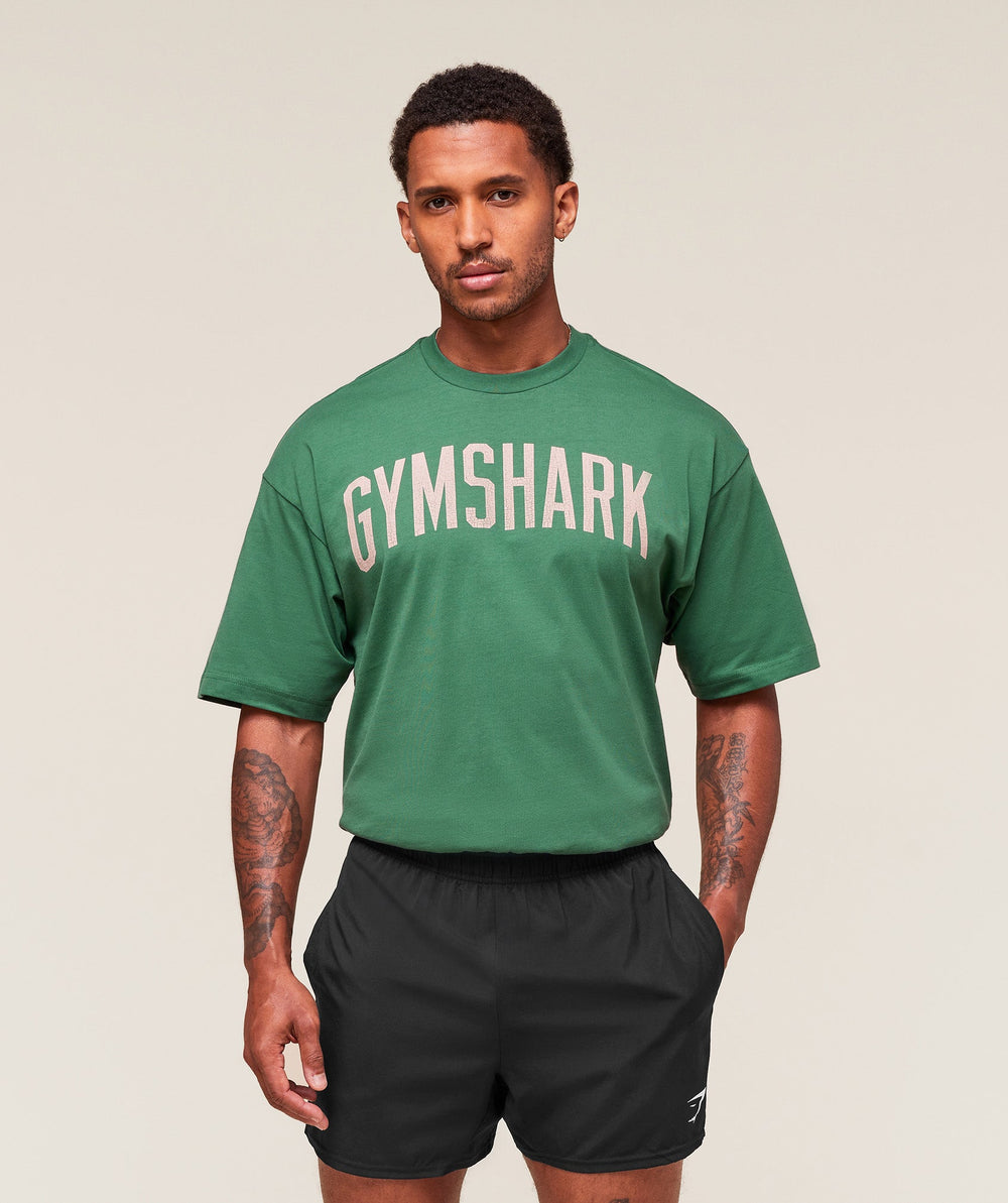 Worn Graphic T-Shirt - Lift Green