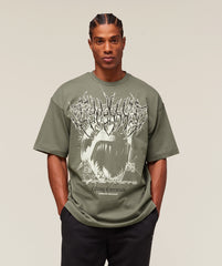 Carlos Belcast x Rest Day Essential T-Shirt - Base Green