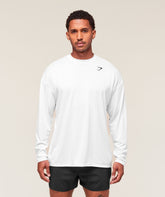 Arrival Oversized Long Sleeve T-Shirt - White