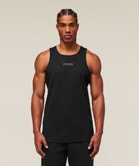 Premium Ribbed Tank - Black