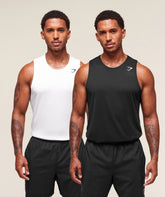 Everyday Performance Tank 2 Pack - White/Black
