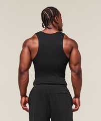 Ribbed Tank 1PK - Black