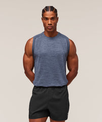 Versatile Seamless Tank - Iron Blue/Navy