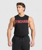 Prime Drop Arm Tank - Black/Vivid Red