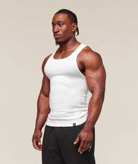Ribbed Tank 3pk - White/Black/Stone Grey Marl