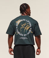 Forged By Iron T-Shirt - Darkest Teal