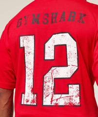 Collegiate Graphic T-shirt - Athletic Red