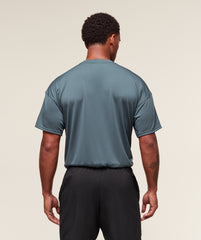 Oversized Performance T-Shirt - Titanium Blue