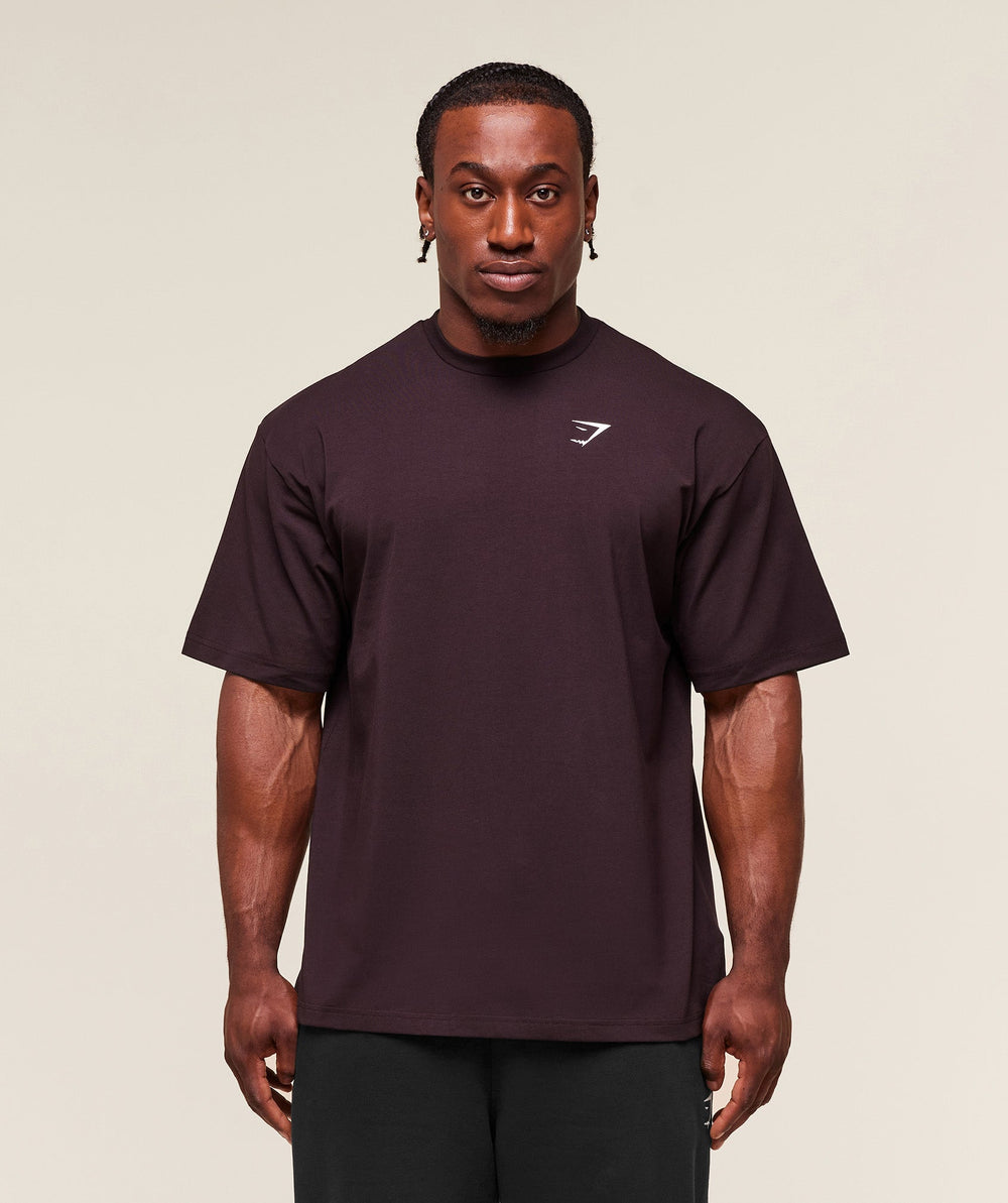 Essential Oversized T-Shirt - Plum Brown