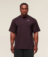 Essential Oversized T-Shirt - Plum Brown