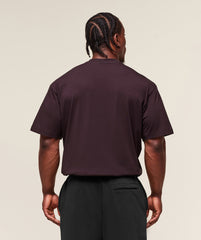 Essential Oversized T-Shirt - Plum Brown