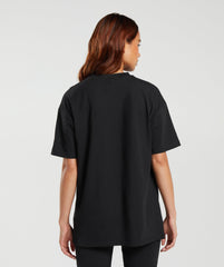 Block Oversized T-Shirt - Black