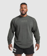 Heavyweight Long Sleeve T-Shirt - Black/Wash