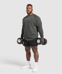 Heavyweight Long Sleeve T-Shirt - Black/Wash