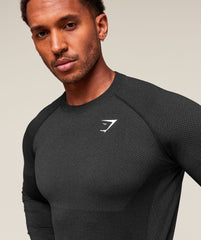 Vital Long Sleeve T-Shirt - Black/Silhouette Grey
