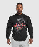 British Iron Long Sleeve T-Shirt - Black