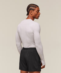 everywear Warp Knit Long Sleeve T-Shirt - Tame Grey
