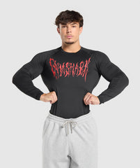 Graphic Baselayer Long Sleeve T-Shirt - Black
