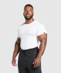 Ribbed T-Shirt - White