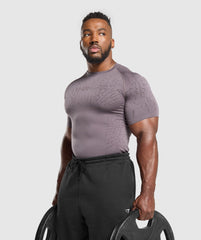 Tectonic Seamless T Shirt - Brushed Purple/Greyed Purple
