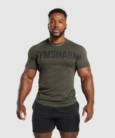 Impact Muscle T-Shirt - Strength Green