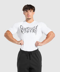 Graphic Baselayer T-Shirt - White