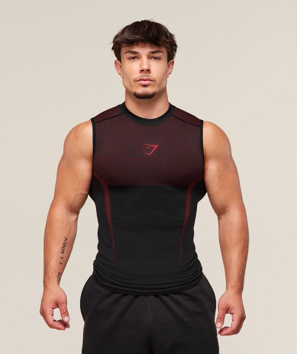 Onyx 5.0 Tank - Black/Carmine Red