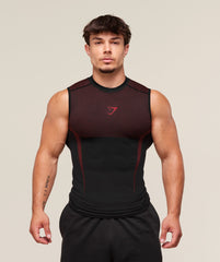 Onyx 5.0 Tank - Black/Carmine Red