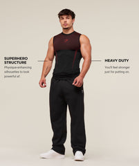 Onyx 5.0 Tank - Black/Carmine Red