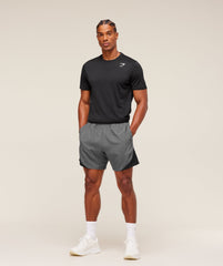 Arrival Block 6" Shorts - Dark Grey