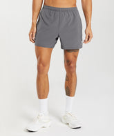 Arrival 5" Shorts - Silhouette Grey
