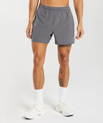 Arrival 5" Shorts - Silhouette Grey