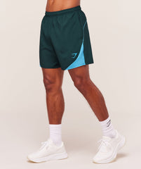 Arrival Block 6" Shorts - Deep Petrol Blue