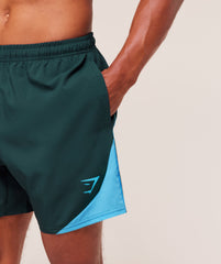 Arrival Block 6" Shorts - Deep Petrol Blue