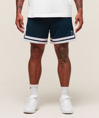 Varsity Mesh Shorts - Navy