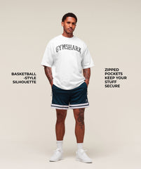 Varsity Mesh Shorts - Navy