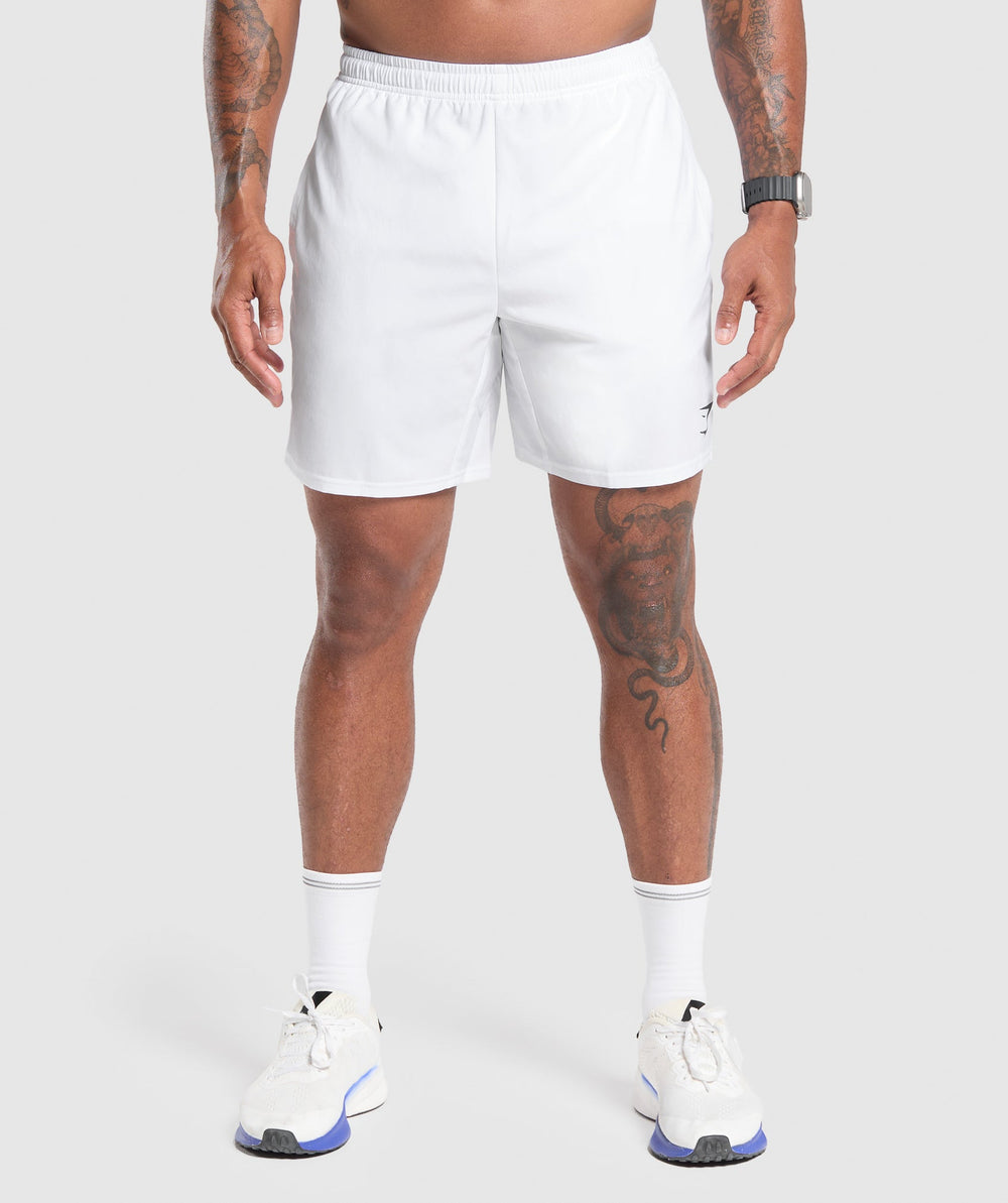 Arrival 7" Shorts - White