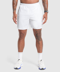 Arrival 7" Shorts - White