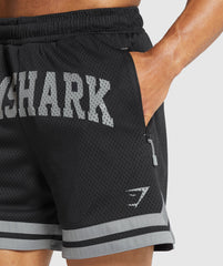 Varsity Mesh Shorts - Black