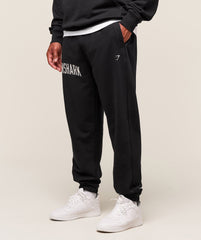 Worn Graphic Jogger - Black