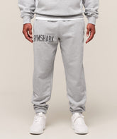 Worn Graphic Jogger - Light Grey Core Marl