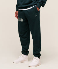 Worn Graphic Jogger - Deep Petrol Blue